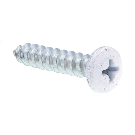 Prime-Line Sheet Metal Screw S-Tap Pan Head Phil Dr No. 10 X 1in Zinc Pl Steel Black Head 25PK 9155269